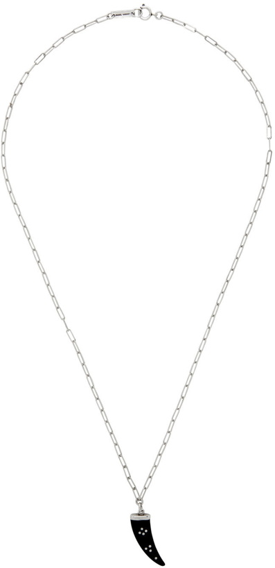 Photo: Isabel Marant Silver & Black Aimable Necklace