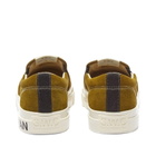 Junya Watanabe MAN x Stepney Workers Club Suede Slip On Sneakers in Khaki
