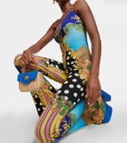 Versace Medusa Palm Springs flared jumpsuit