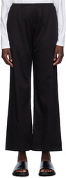 LESET Black Yoko Pocket Trousers