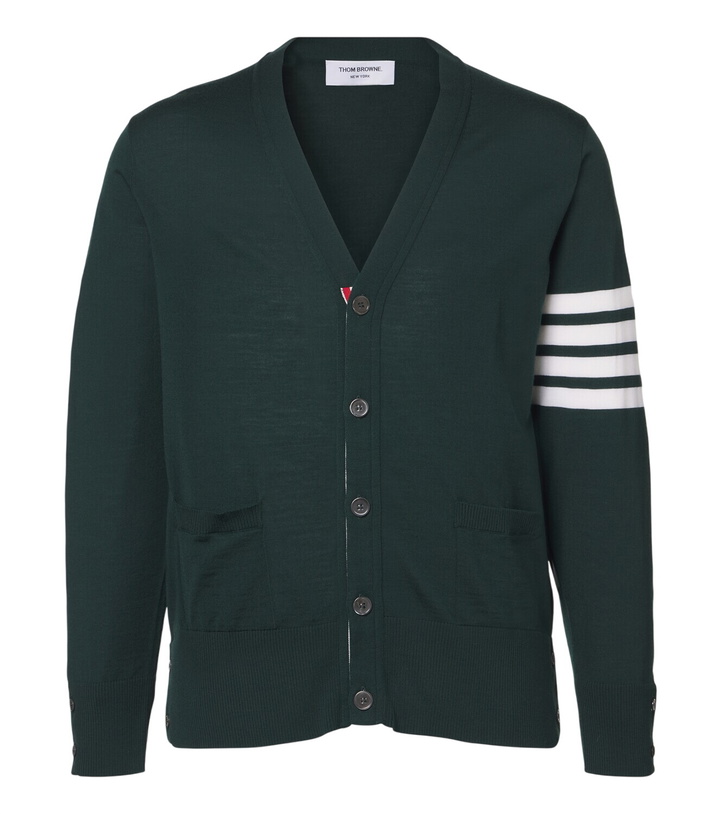 Photo: Thom Browne 4-Bar virgin wool cardigan