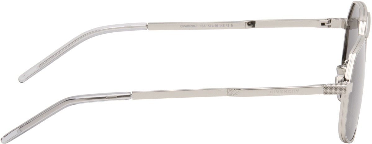 Givenchy Silver GV One Sunglasses