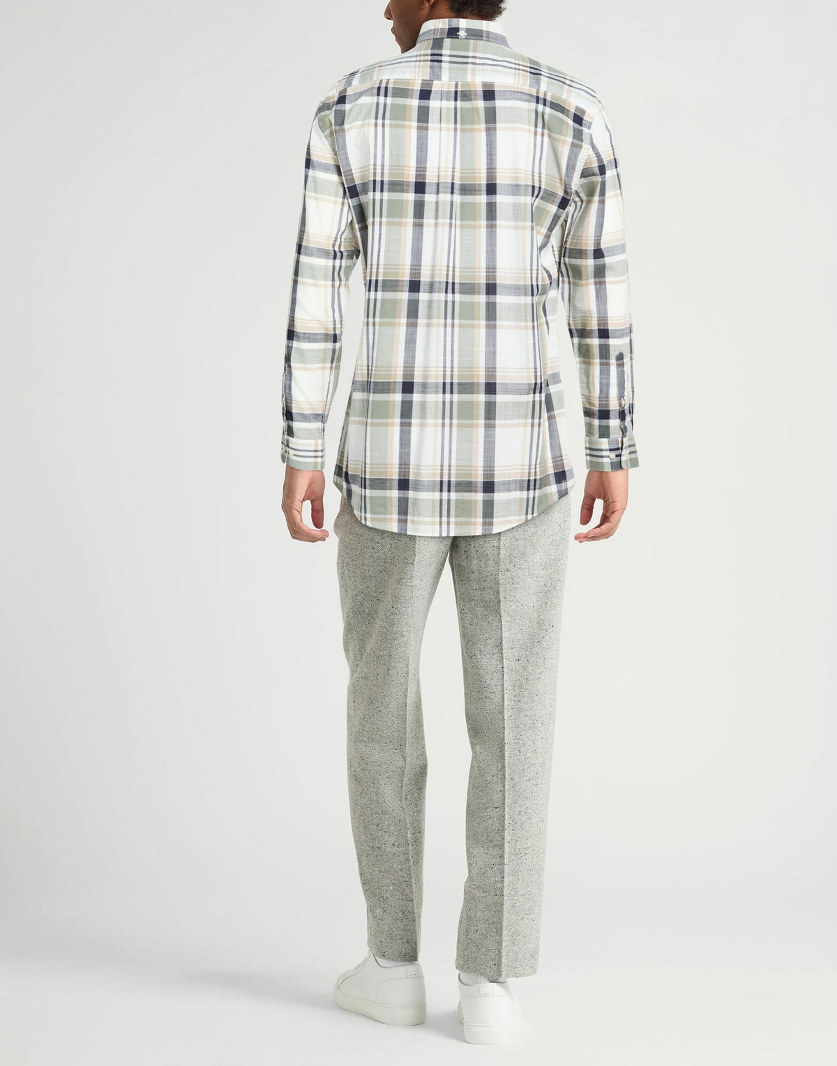 Barbour Mens Shirt in Sage green