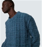 Maison Margiela Denim bouclé sweater