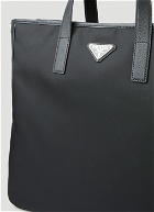 Re-Nylon Tote Bag in Black