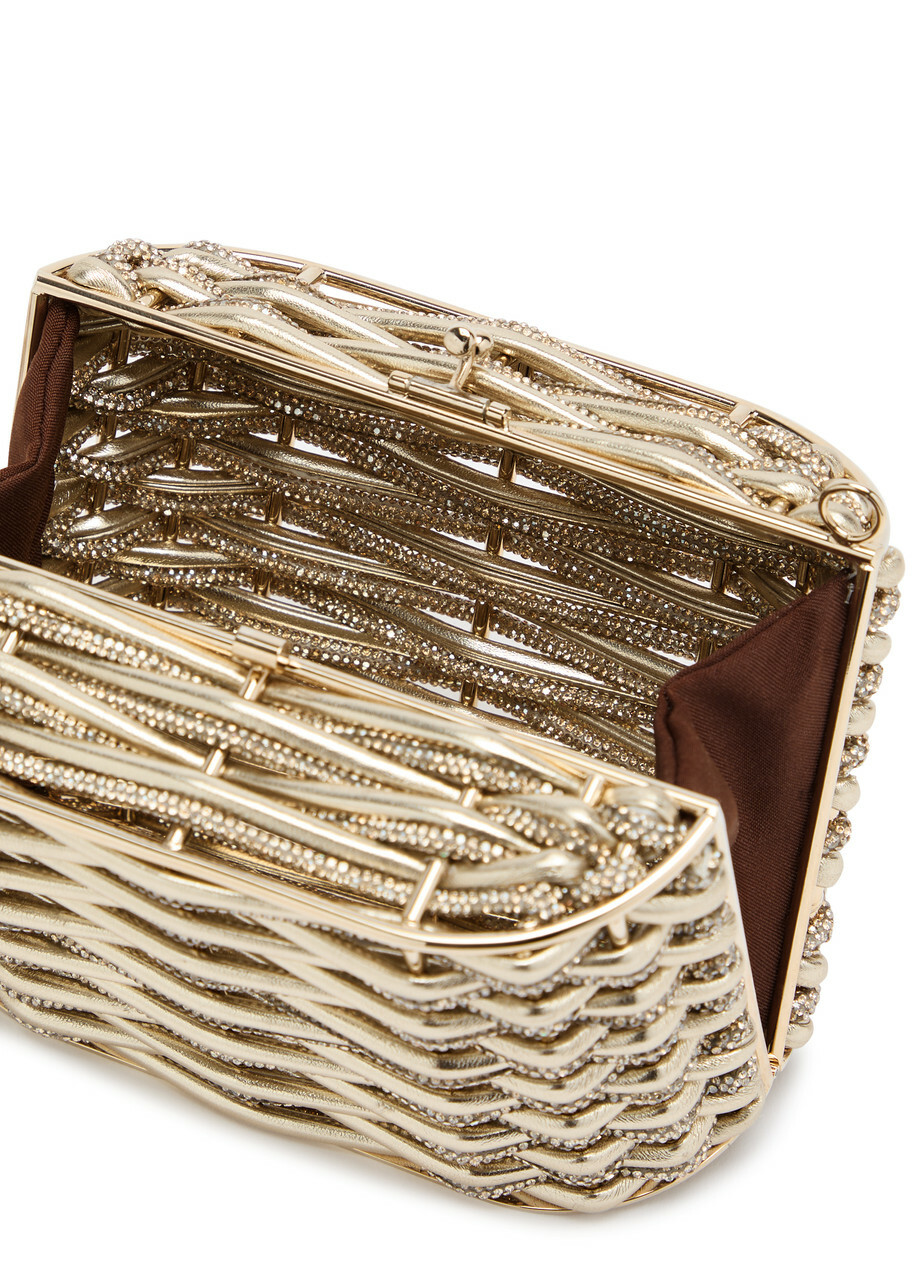 Rosantica Vertigo Shell Mini Metal Cross-body bag - Gold - One Size
