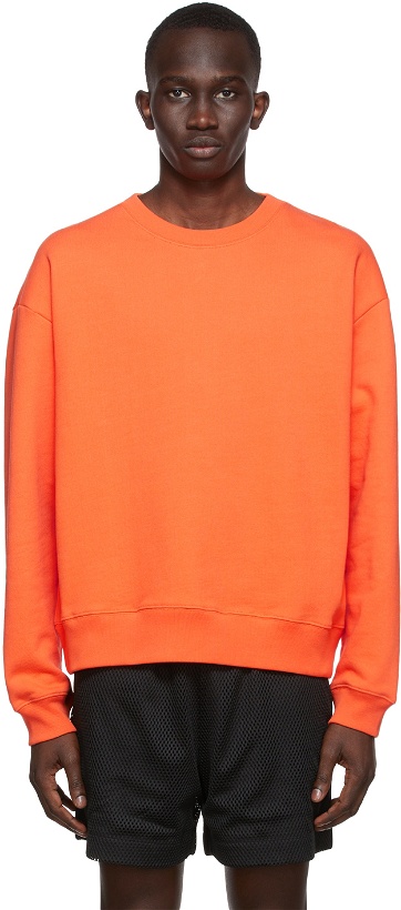 Photo: Dries Van Noten Orange Heavy Weight French Terry Sweatshirt