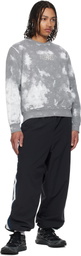 MM6 Maison Margiela Gray Paint Splatter Sweatshirt