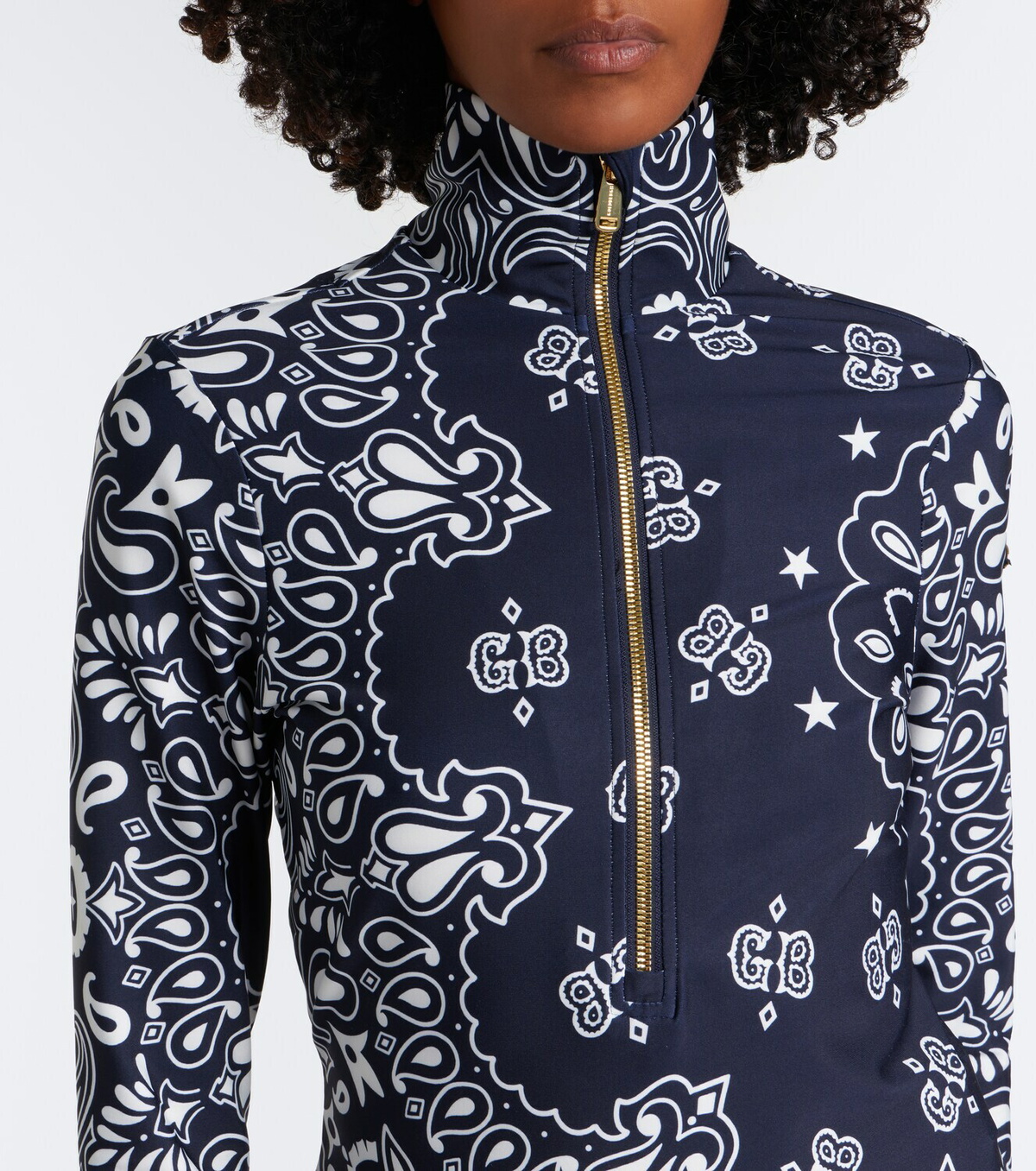 Goldbergh Tokiko paisley ski top