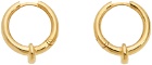 Sapir Bachar Gold Ionic Hoop Earrings