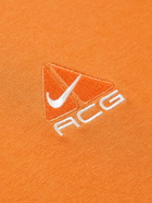 Nike - ACG Logo-Embroidered Jersey T-Shirt - Orange