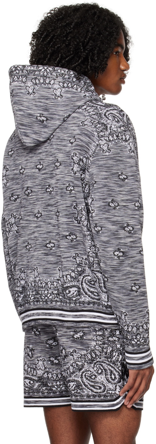 AMIRI BANDANA OVER HOODI アミリ バンダナ柄 グレー AMIRI BANDANA OVER HOODI アミリ バンダナ柄 グレー
