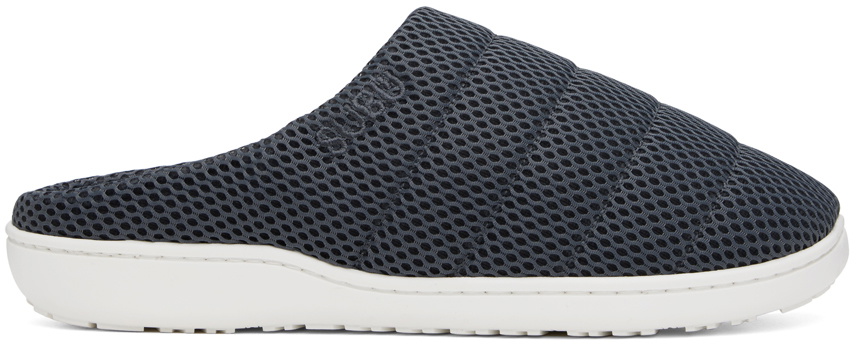 SUBU Gray Quilted Slippers