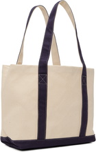 Sporty & Rich Navy & White 'S.R. Sport' Tote