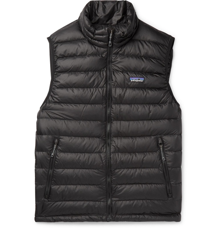 Photo: Patagonia - Quilted Ripstop Down Gilet - Black