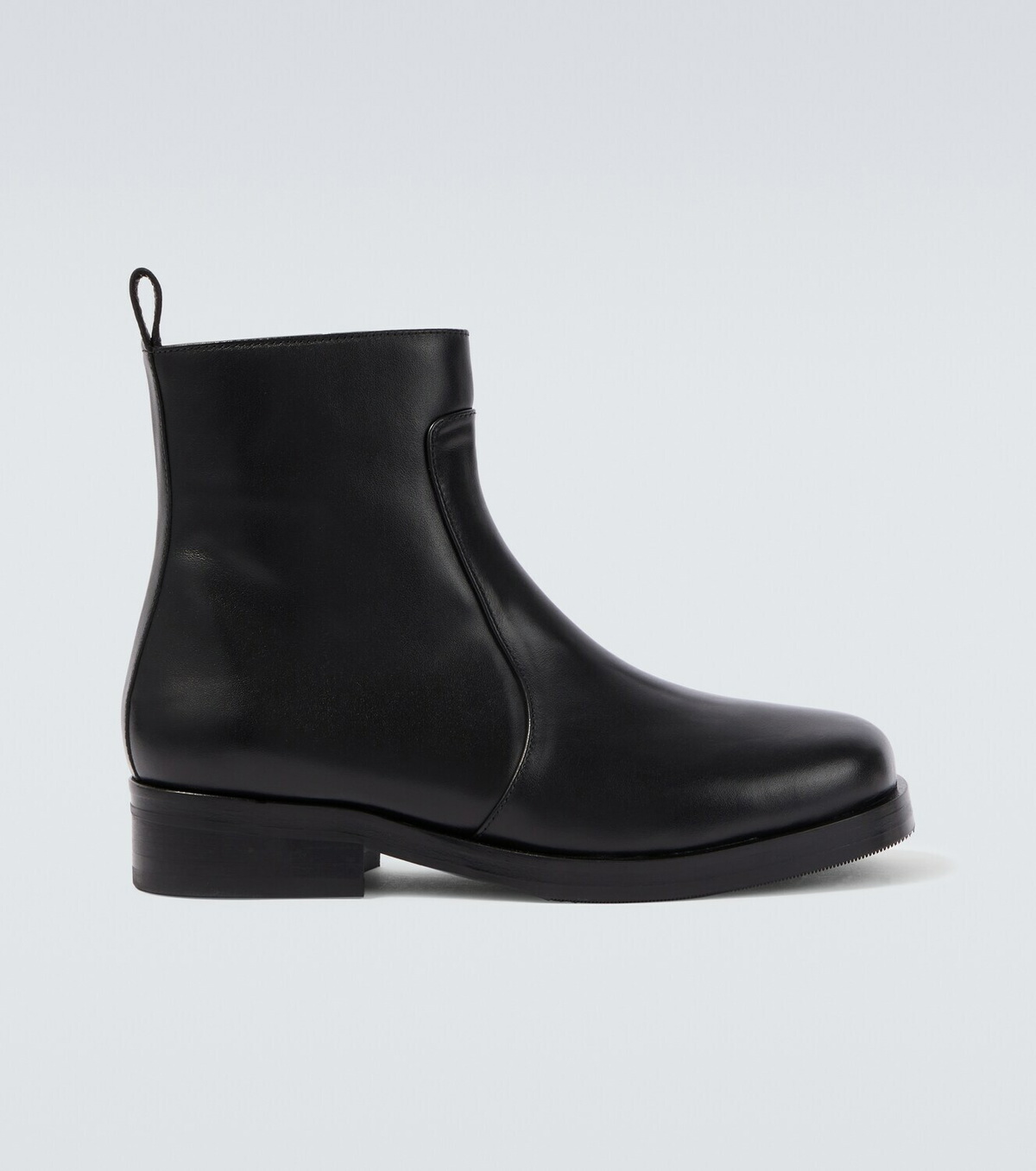 Studio Nicholson Square leather ankle boots