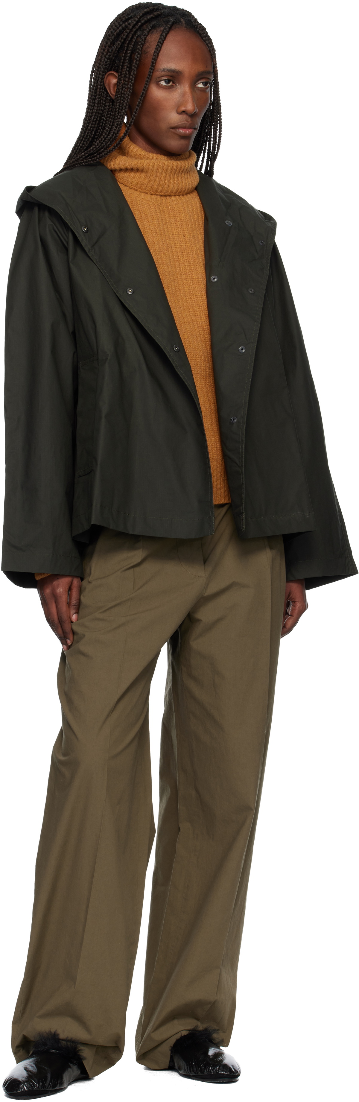 Baserange Khaki Cave Windbreaker Jacket