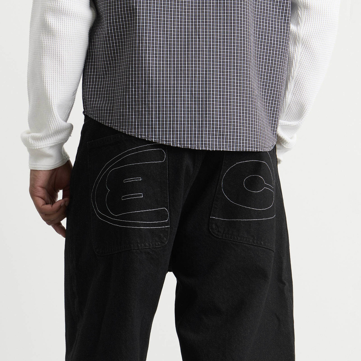 Bene Culture Men's Domino Jeans in Black