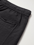 Alex Mill - Saturday Cotton-Seersucker Drawstring Shorts - Black