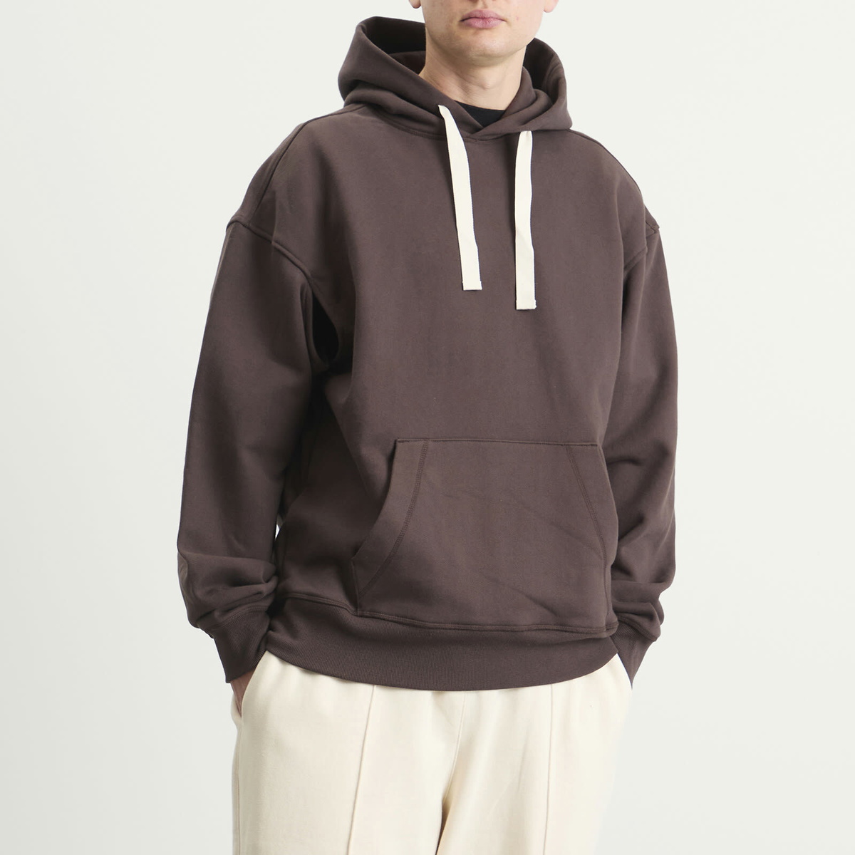 Merely Made Men's Nomadic Oversized Hoodie in Brown