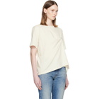 MM6 Maison Margiela Beige Patch T-shirt