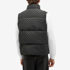 Daily Paper Men's Pondo Monogram Down Vest in Black
