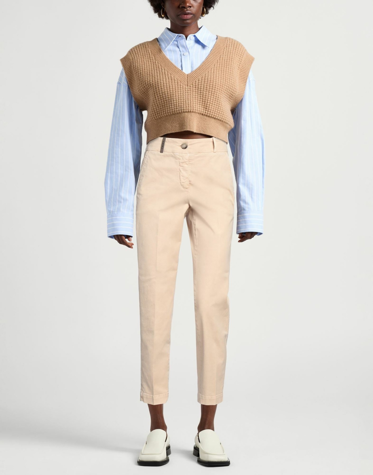 Peserico Womens Pants Sand