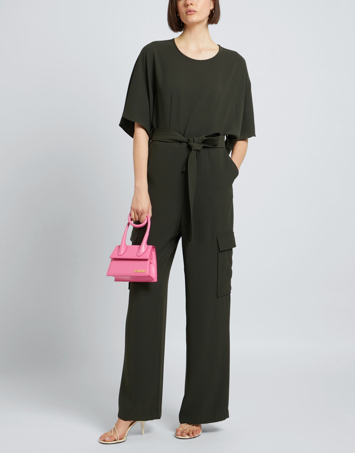 P. a.r. o.s. h. Womens Jumpsuit in Dark green