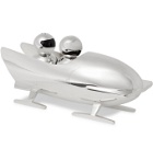 Asprey - Bobsleigh Sterling Silver Salt and Pepper Shakers - Silver