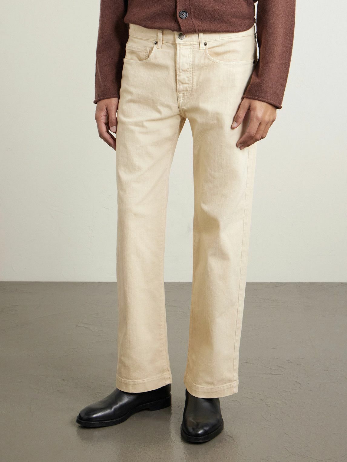 Massimo Alba - Oceano Straight-Leg Jeans - Neutrals