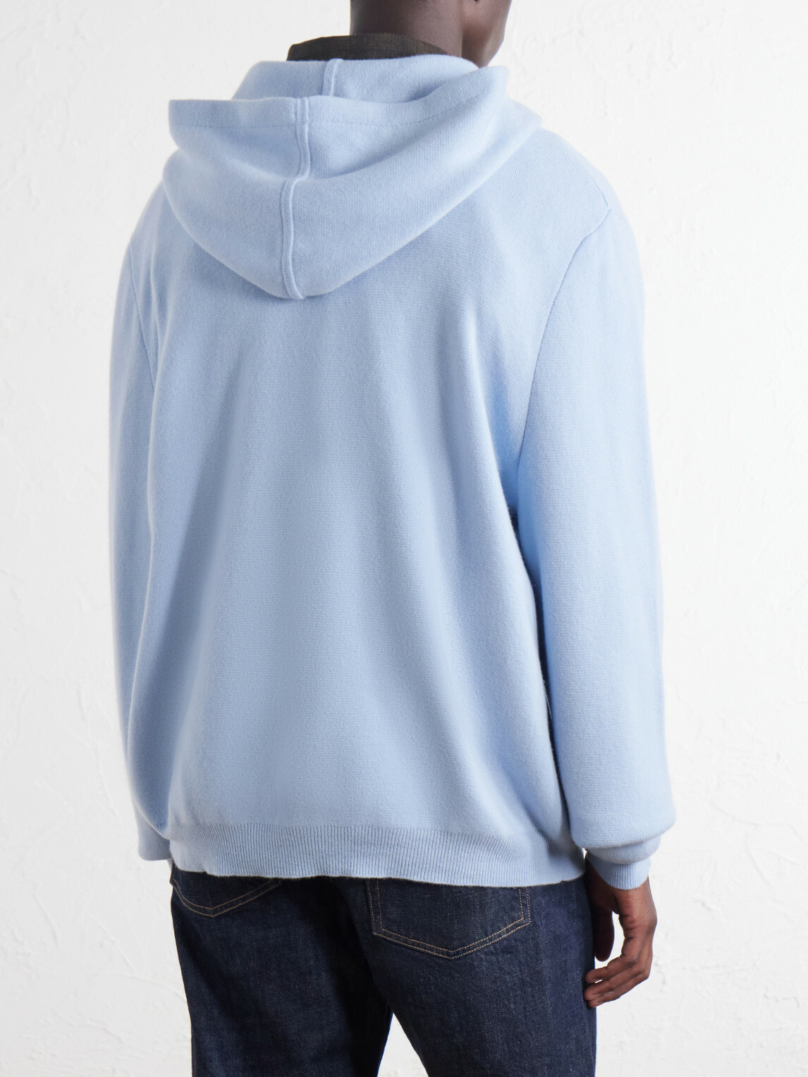 God's True Cashmere - Cashmere Hoodie - Blue