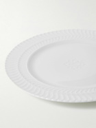 Buccellati - Double Rouche 31cm Porcelain Dinner Plate
