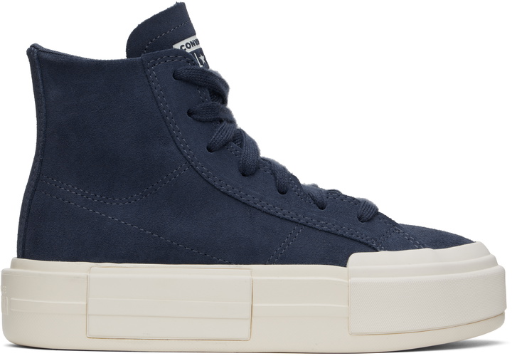 Photo: Converse Blue Chuck Taylor All Star Cruise Suede High Top Sneakers