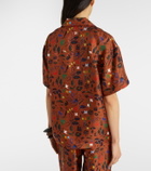 Asceno Prague printed silk twill shirt