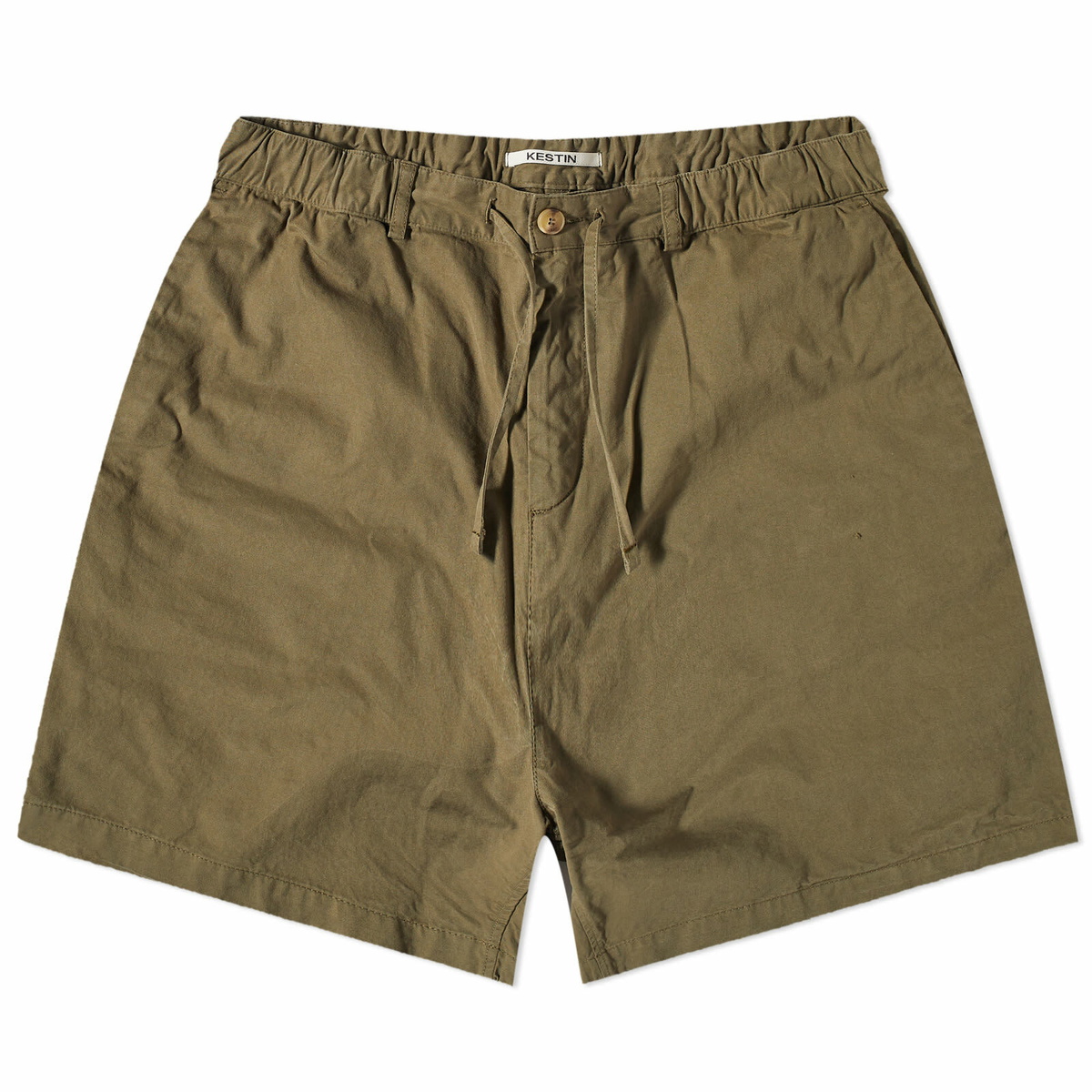Kestin Men's Inverness Short in Olive Cotton Twill