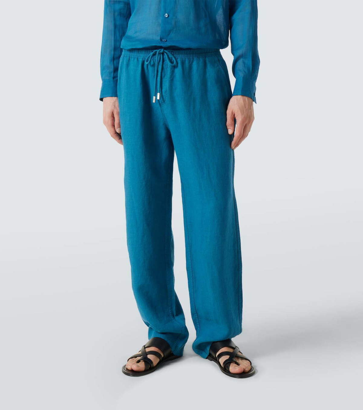 Vilebrequin Linen wide-leg pants