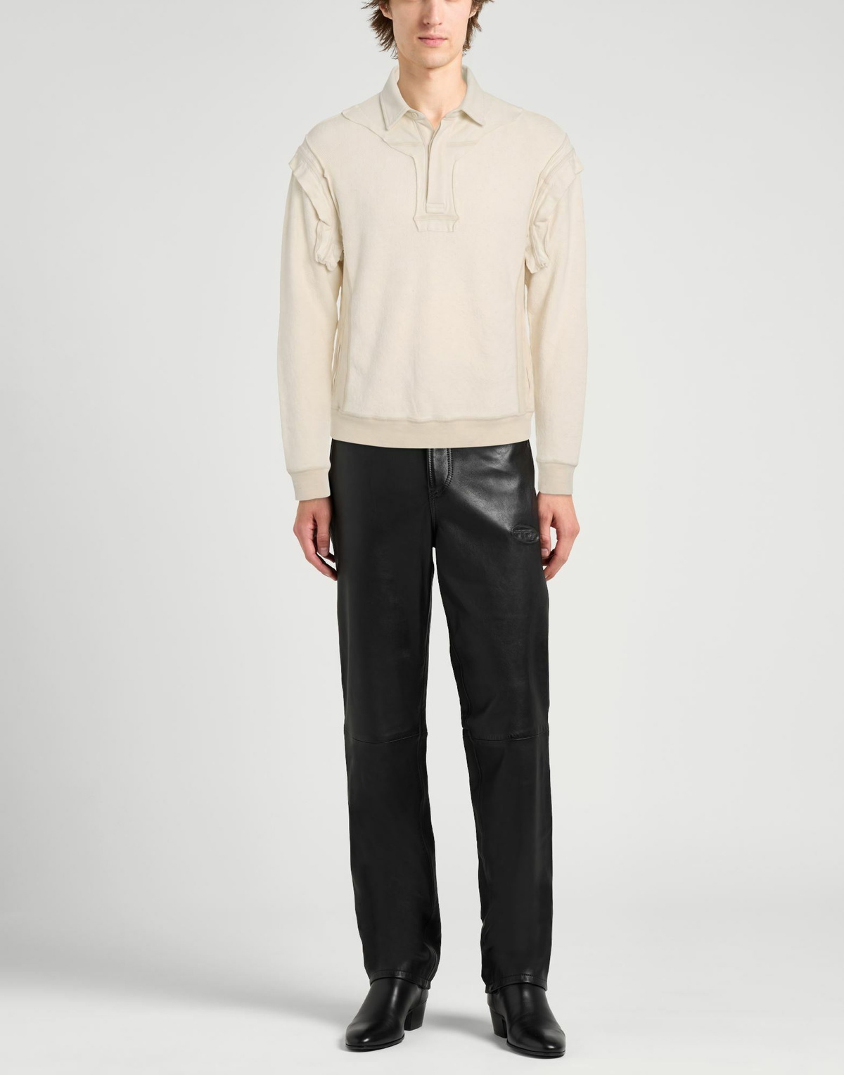 Maison Margiela Mens Sweatshirt Cream