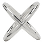 Le Gramme Silver Slick Polished Le 9 Grammes Interlacing Ring