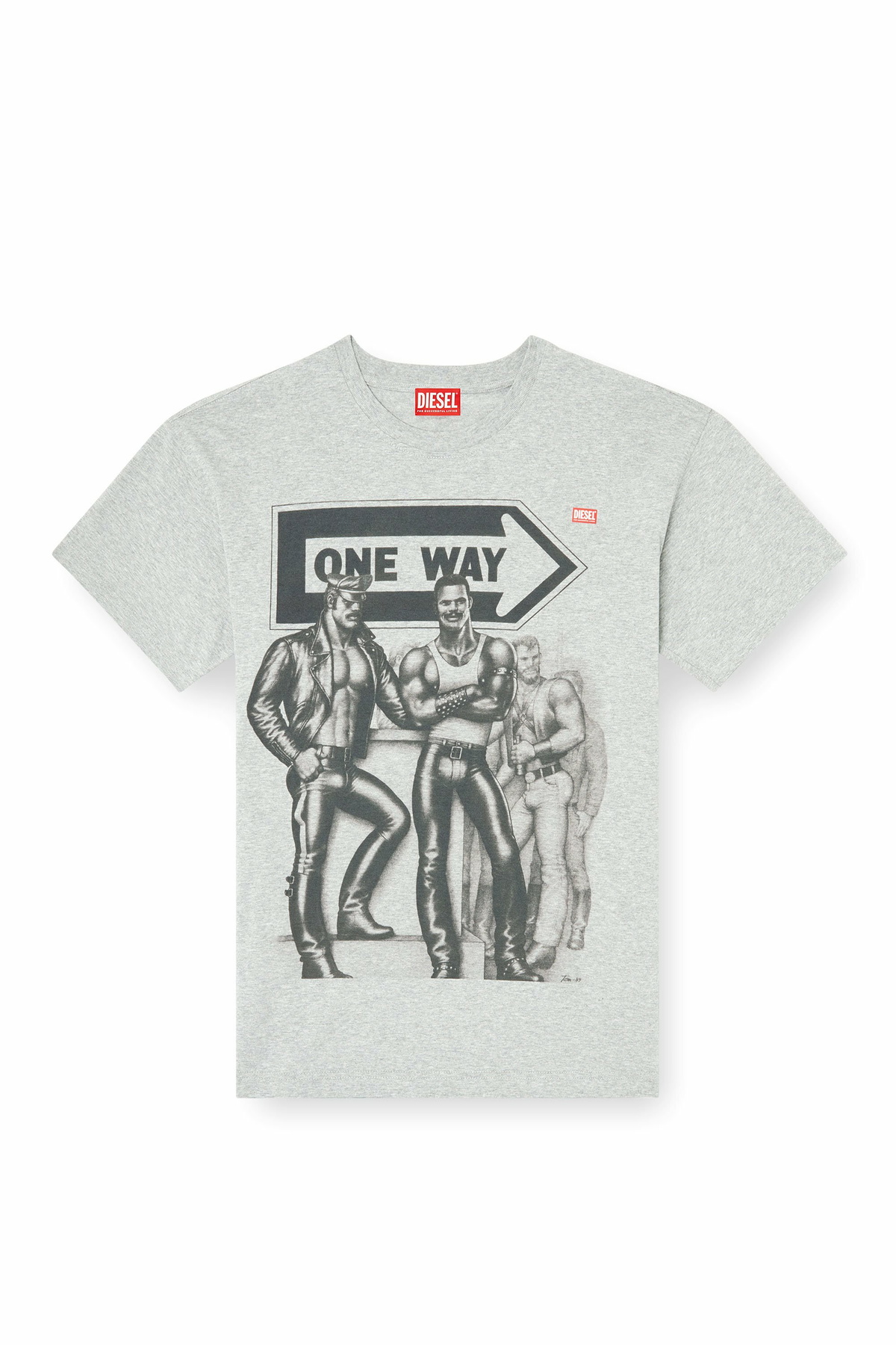 Diesel T-shirt with graphic print - T-Shirts - Unisex - Grey