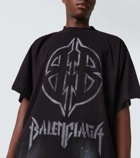 Balenciaga Metal BB cotton jersey T-shirt