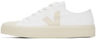 VEJA White Wata II Low Canvas Sneakers