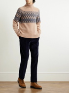 Kingsman - Fair Isle Jacquard-Knit Wool Rollneck Sweater - Neutrals