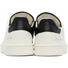 Y-3 White & Black Diagonal Stan Smith Sneakers