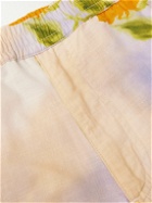 NN07 - Warren 5210 Straight-Leg Printed Cotton and Lyocell-Blend Shorts - Multi