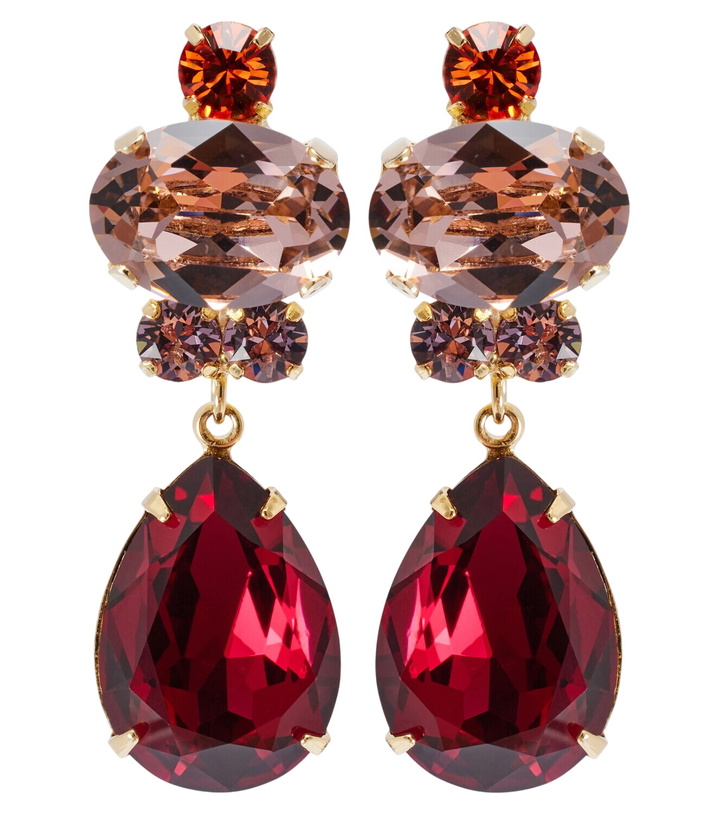 Photo: Jennifer Behr Catherine gold-plated drop earrings