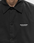 New Amsterdam Coach Jacket Black Jacket Black Overshirts/Windbreaker