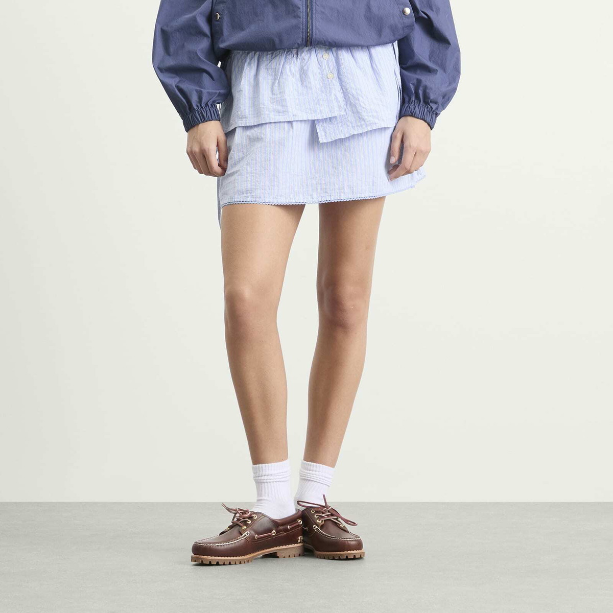 Damson Madder Women's Inka Mini Skirt in Blue