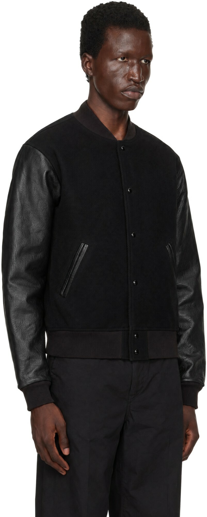 visvim Black Varsity Jacket