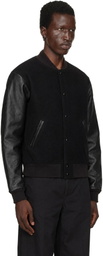 visvim Black Varsity Jacket