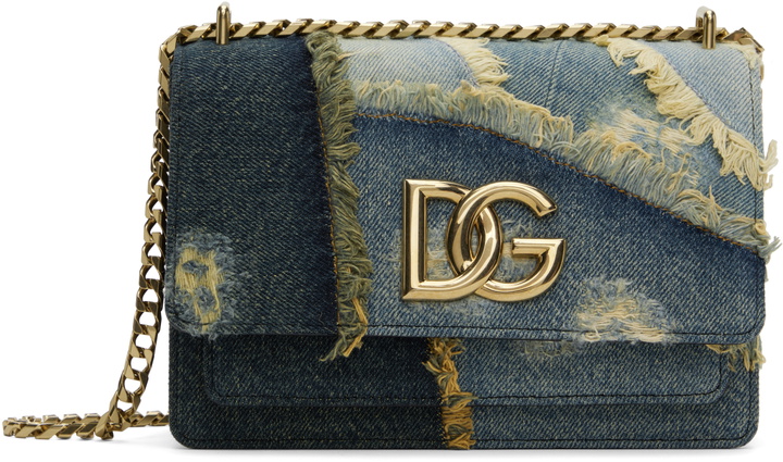 Photo: Dolce&Gabbana Blue 3.5 Crossbody Bag